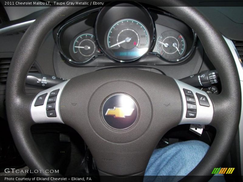 Taupe Gray Metallic / Ebony 2011 Chevrolet Malibu LT