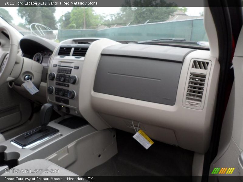 Sangria Red Metallic / Stone 2011 Ford Escape XLT