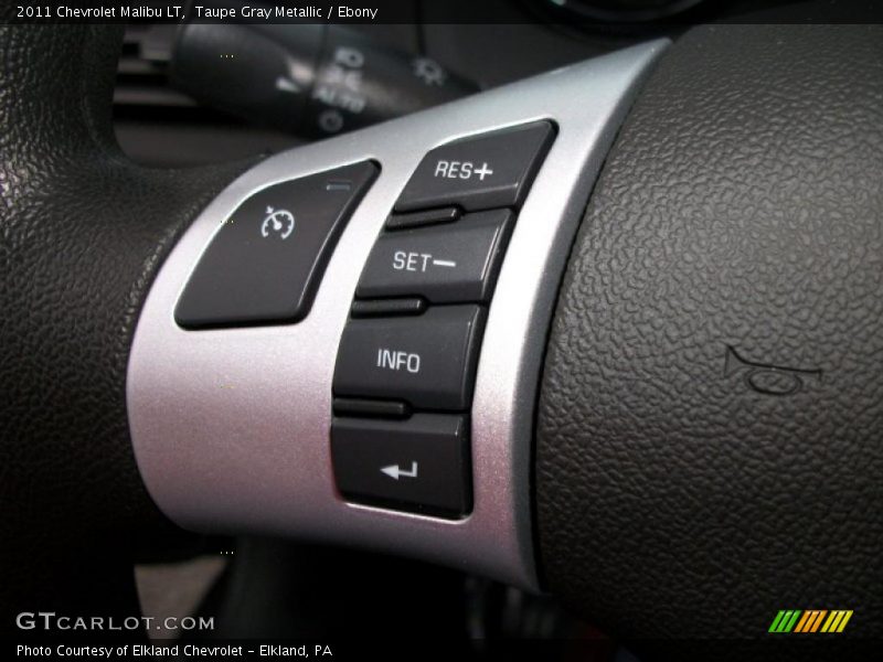 Taupe Gray Metallic / Ebony 2011 Chevrolet Malibu LT