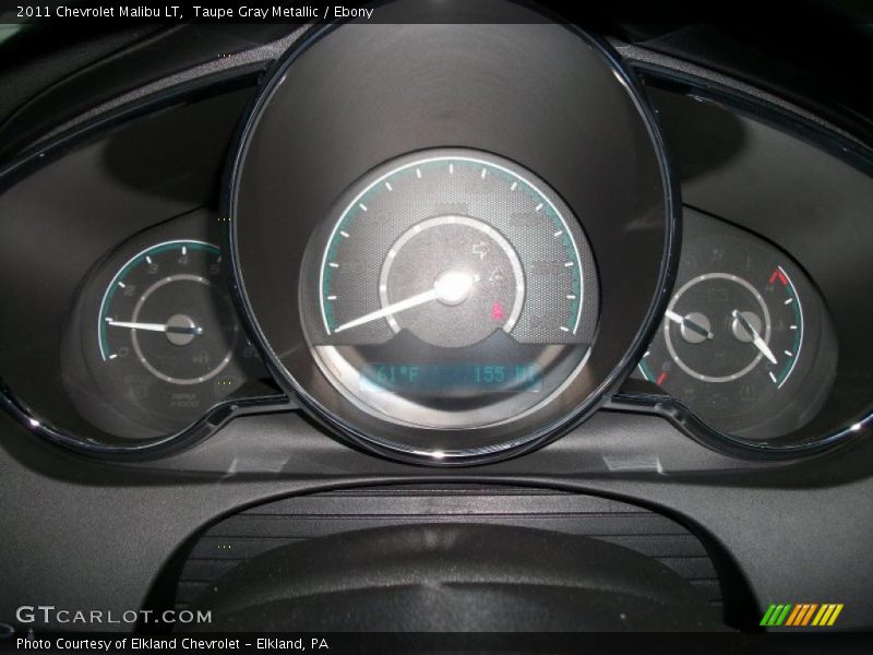 Taupe Gray Metallic / Ebony 2011 Chevrolet Malibu LT