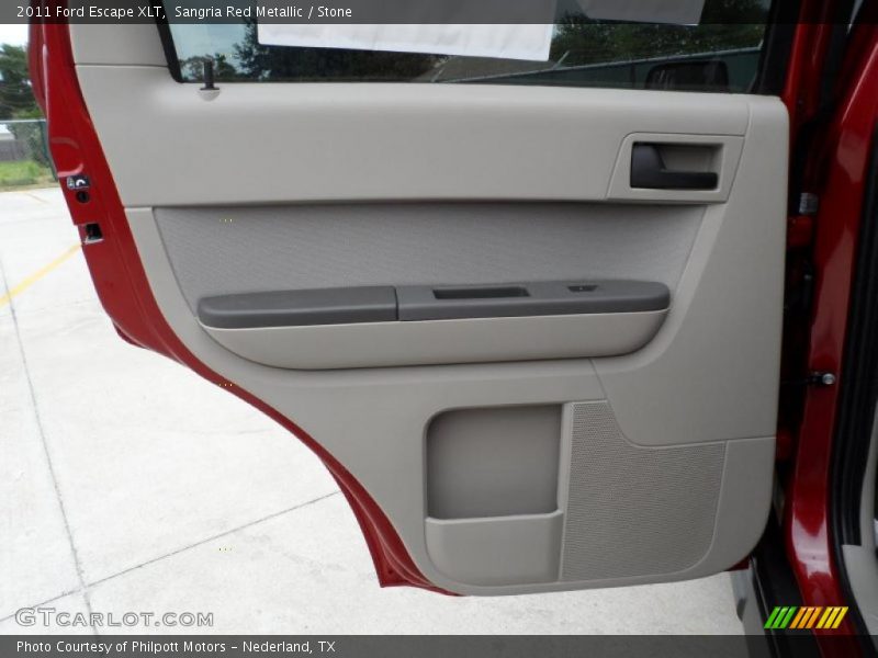 Sangria Red Metallic / Stone 2011 Ford Escape XLT