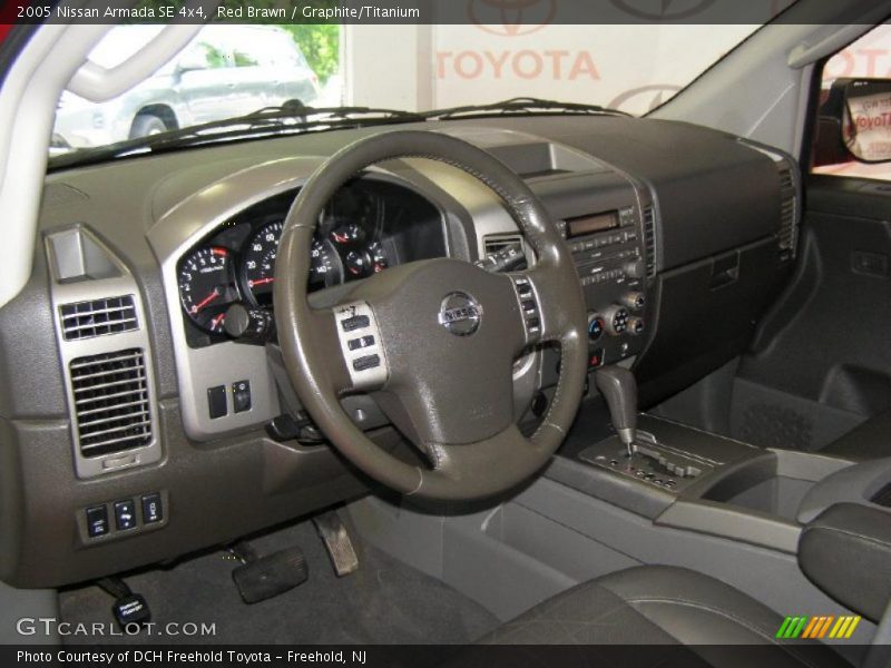 Red Brawn / Graphite/Titanium 2005 Nissan Armada SE 4x4