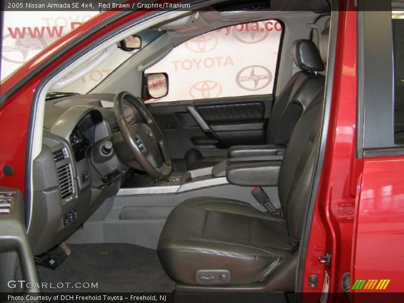 Red Brawn / Graphite/Titanium 2005 Nissan Armada SE 4x4