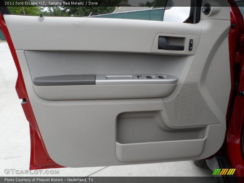 Sangria Red Metallic / Stone 2011 Ford Escape XLT