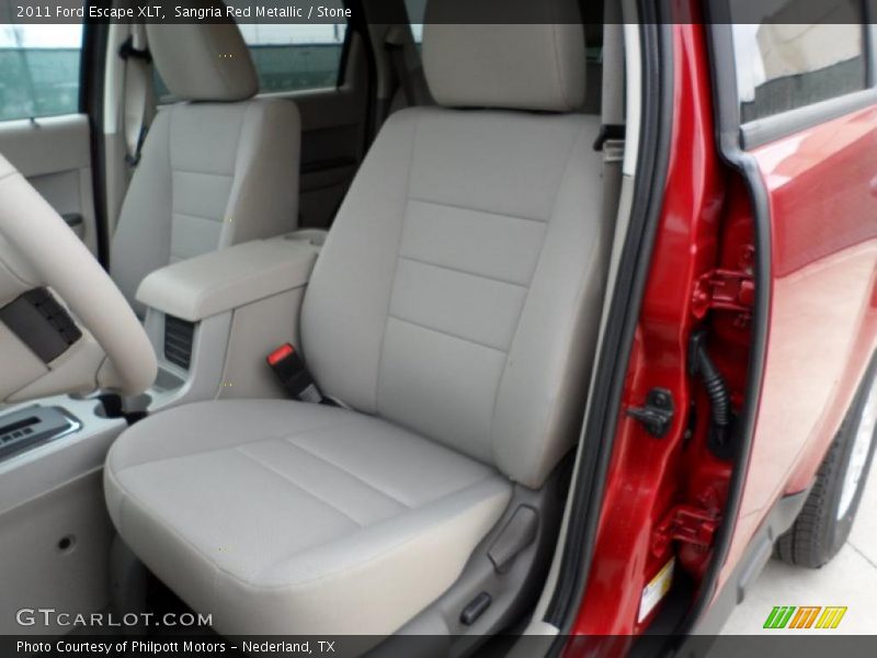 Sangria Red Metallic / Stone 2011 Ford Escape XLT