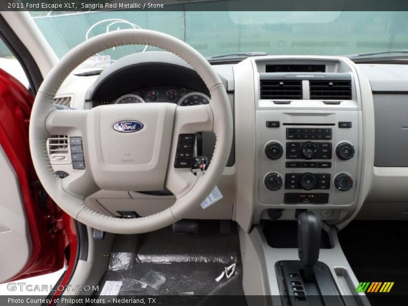 Sangria Red Metallic / Stone 2011 Ford Escape XLT