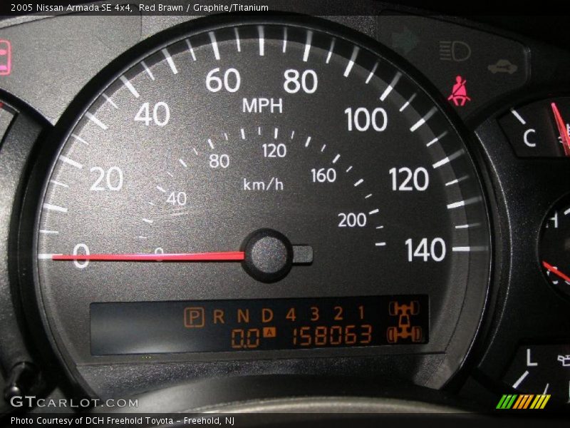 Red Brawn / Graphite/Titanium 2005 Nissan Armada SE 4x4