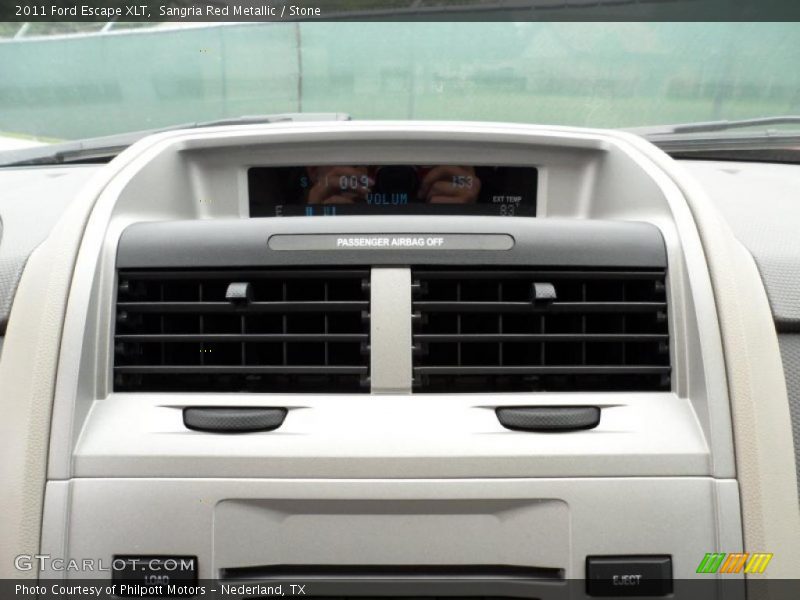 Sangria Red Metallic / Stone 2011 Ford Escape XLT