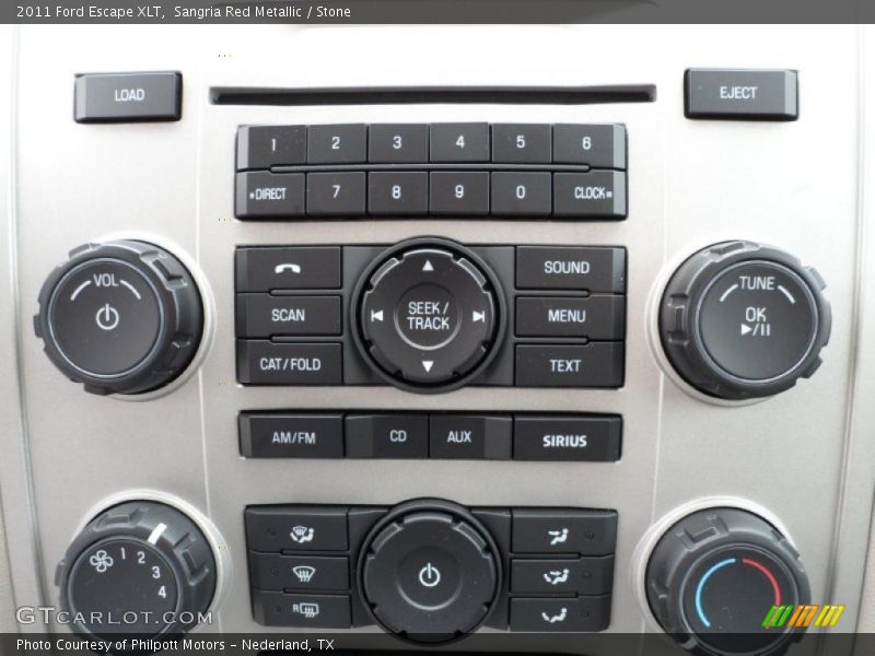 Sangria Red Metallic / Stone 2011 Ford Escape XLT