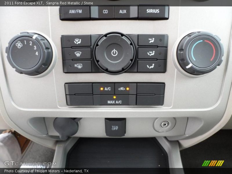 Sangria Red Metallic / Stone 2011 Ford Escape XLT