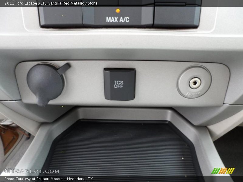 Sangria Red Metallic / Stone 2011 Ford Escape XLT