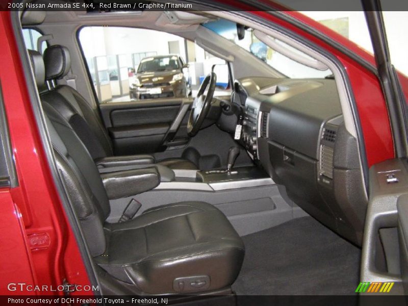 Red Brawn / Graphite/Titanium 2005 Nissan Armada SE 4x4