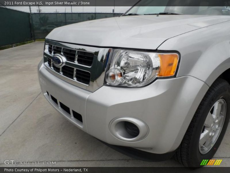 Ingot Silver Metallic / Stone 2011 Ford Escape XLS