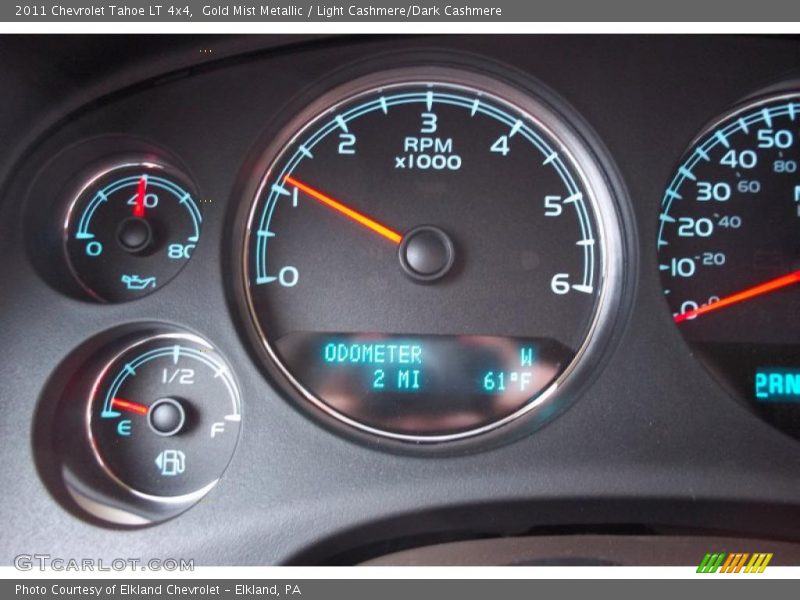 Gold Mist Metallic / Light Cashmere/Dark Cashmere 2011 Chevrolet Tahoe LT 4x4