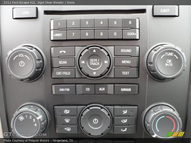 Controls of 2011 Escape XLS
