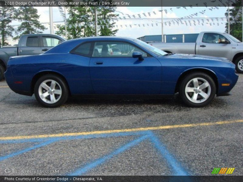 Deep Water Blue Pearl / Dark Slate Gray 2010 Dodge Challenger R/T