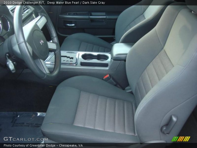 Deep Water Blue Pearl / Dark Slate Gray 2010 Dodge Challenger R/T