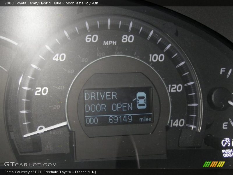 Blue Ribbon Metallic / Ash 2008 Toyota Camry Hybrid