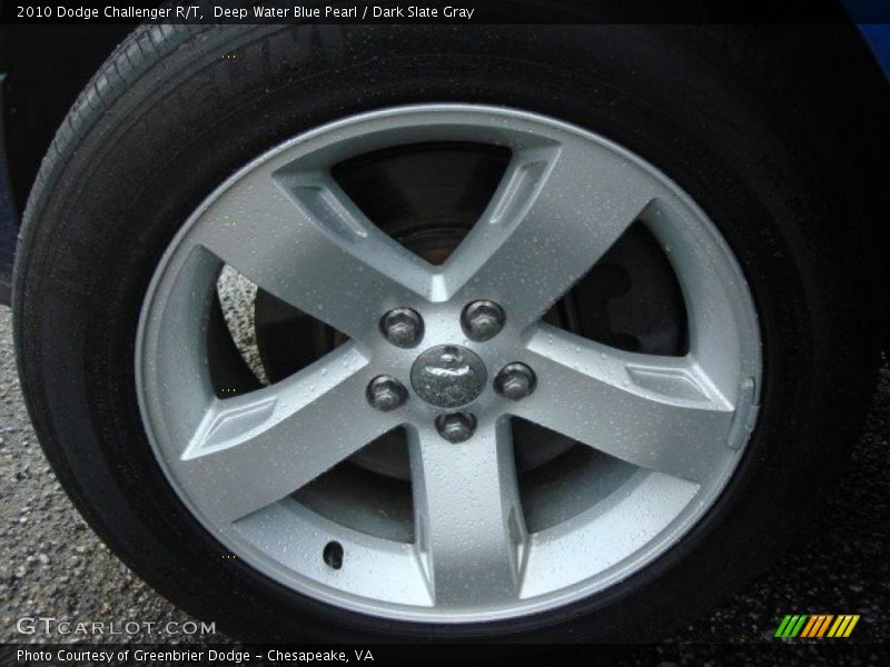 Deep Water Blue Pearl / Dark Slate Gray 2010 Dodge Challenger R/T