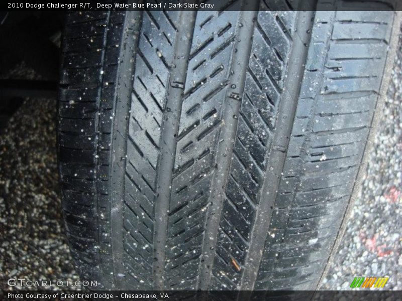 Deep Water Blue Pearl / Dark Slate Gray 2010 Dodge Challenger R/T