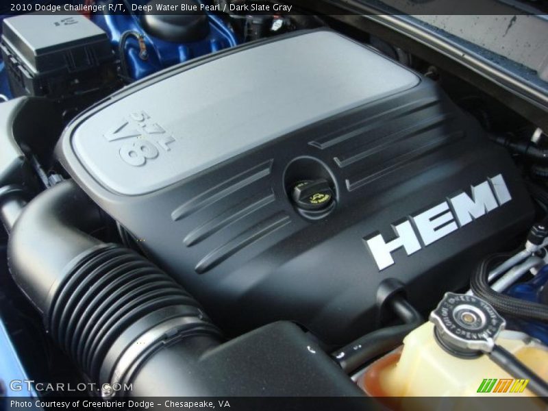 Deep Water Blue Pearl / Dark Slate Gray 2010 Dodge Challenger R/T