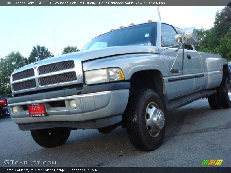 Light Driftwood Satin Glow / Camel/Tan 2000 Dodge Ram 3500 SLT Extended Cab 4x4 Dually