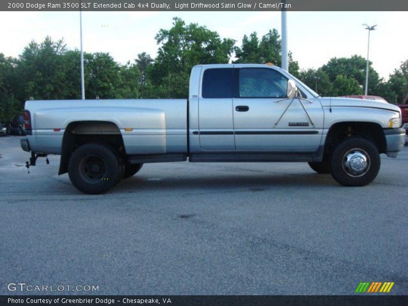 Light Driftwood Satin Glow / Camel/Tan 2000 Dodge Ram 3500 SLT Extended Cab 4x4 Dually