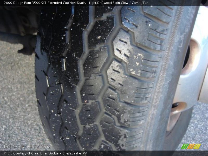 Light Driftwood Satin Glow / Camel/Tan 2000 Dodge Ram 3500 SLT Extended Cab 4x4 Dually