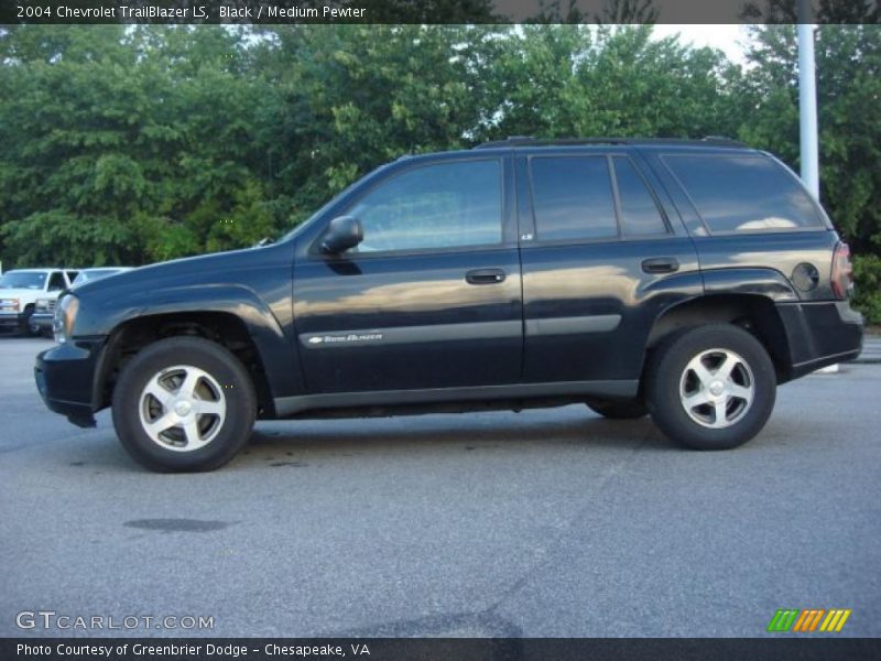 Black / Medium Pewter 2004 Chevrolet TrailBlazer LS