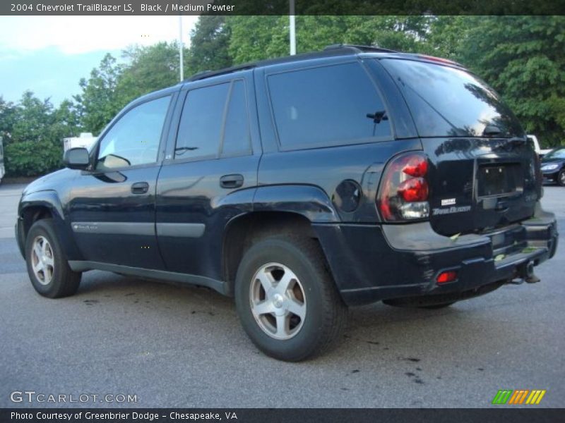 Black / Medium Pewter 2004 Chevrolet TrailBlazer LS