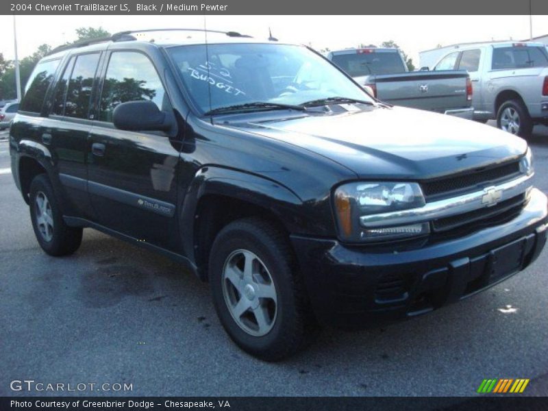 Black / Medium Pewter 2004 Chevrolet TrailBlazer LS
