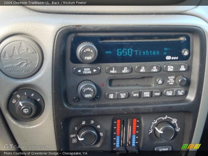 Black / Medium Pewter 2004 Chevrolet TrailBlazer LS