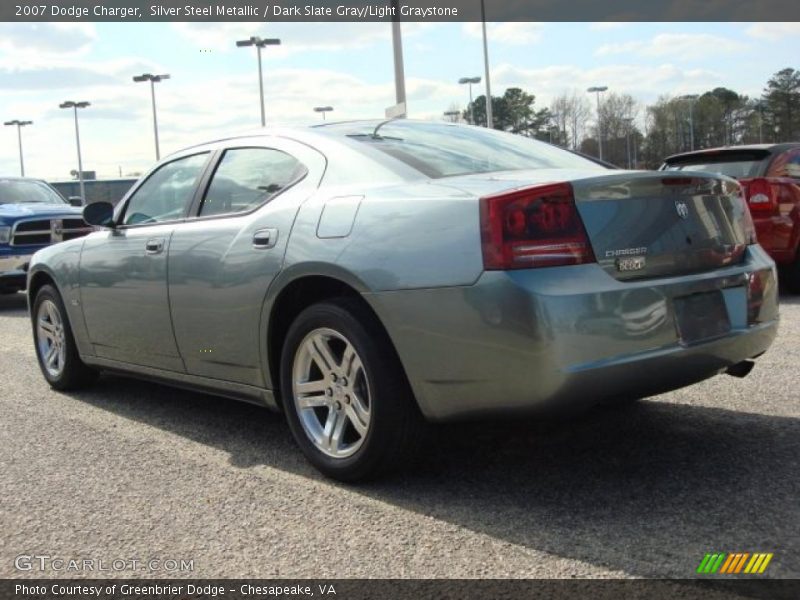 Silver Steel Metallic / Dark Slate Gray/Light Graystone 2007 Dodge Charger