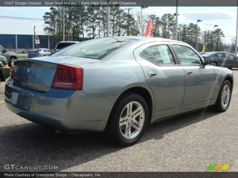 Silver Steel Metallic / Dark Slate Gray/Light Graystone 2007 Dodge Charger