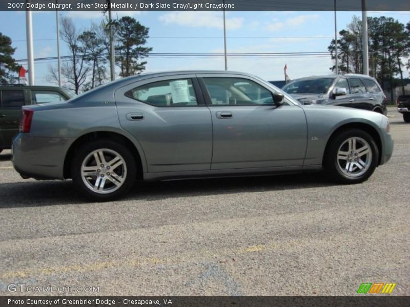 Silver Steel Metallic / Dark Slate Gray/Light Graystone 2007 Dodge Charger
