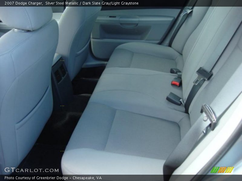 Silver Steel Metallic / Dark Slate Gray/Light Graystone 2007 Dodge Charger