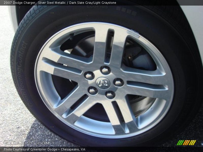 Silver Steel Metallic / Dark Slate Gray/Light Graystone 2007 Dodge Charger