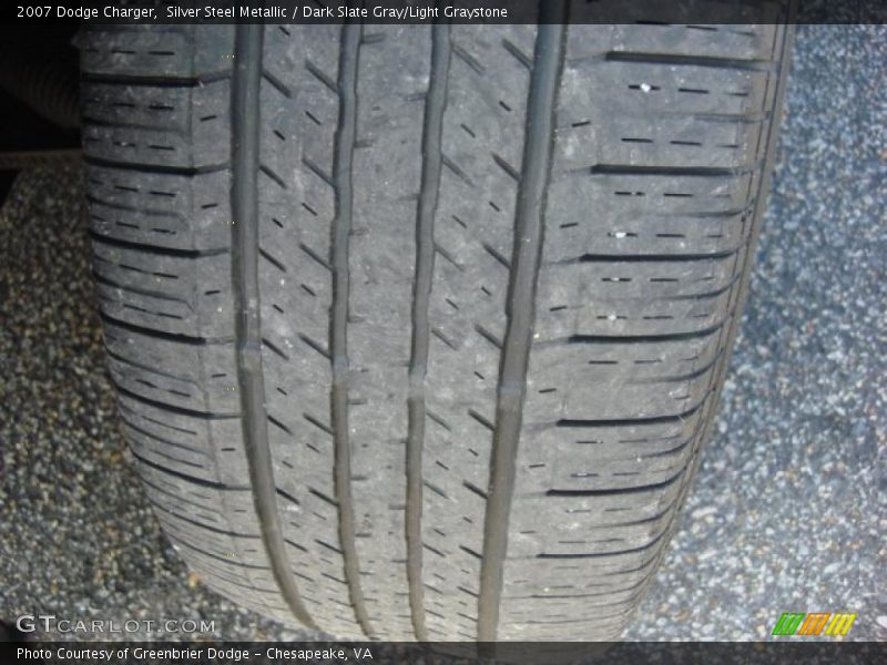 Silver Steel Metallic / Dark Slate Gray/Light Graystone 2007 Dodge Charger