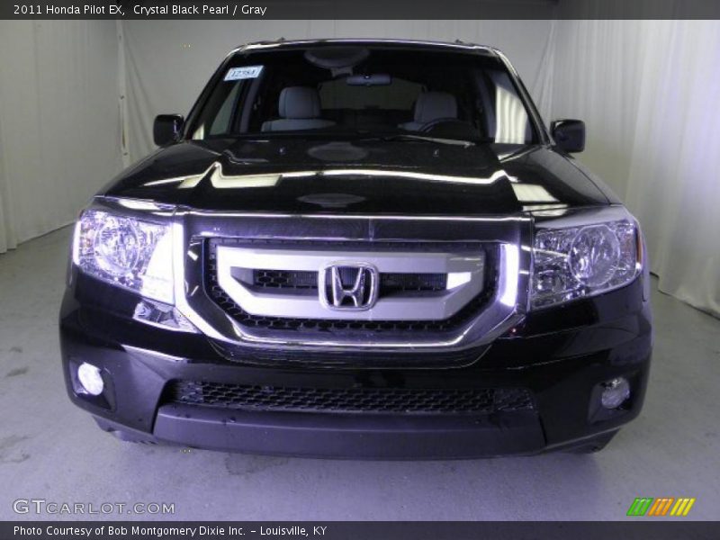 Crystal Black Pearl / Gray 2011 Honda Pilot EX