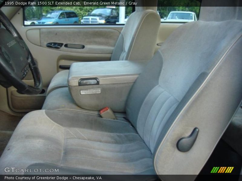 Emerald Green Metallic / Gray 1995 Dodge Ram 1500 SLT Extended Cab