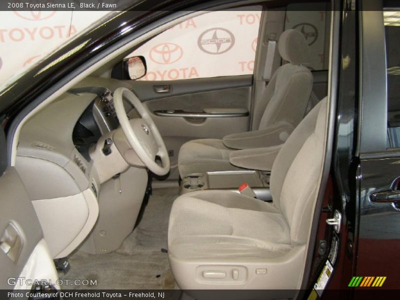 Black / Fawn 2008 Toyota Sienna LE