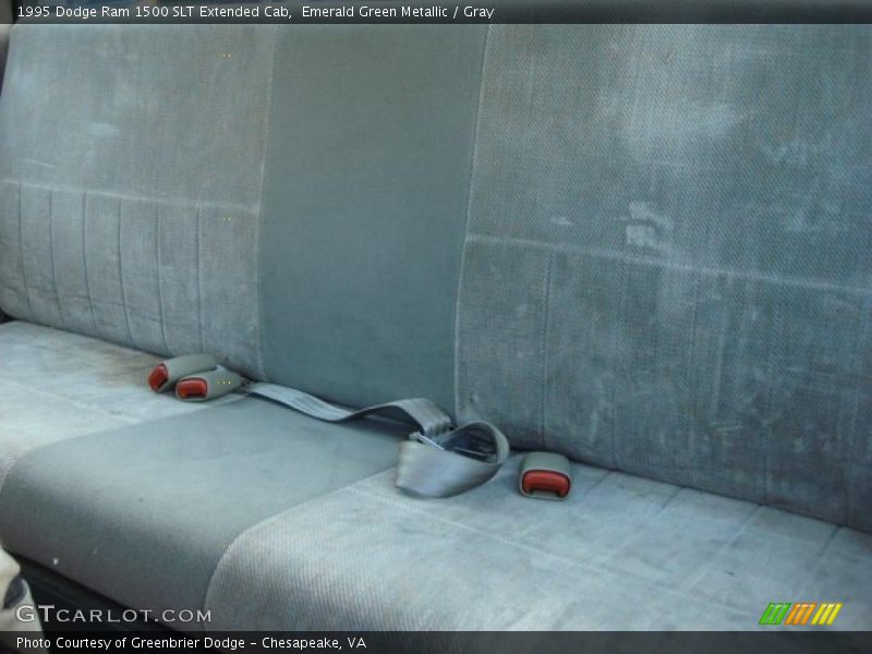 Emerald Green Metallic / Gray 1995 Dodge Ram 1500 SLT Extended Cab