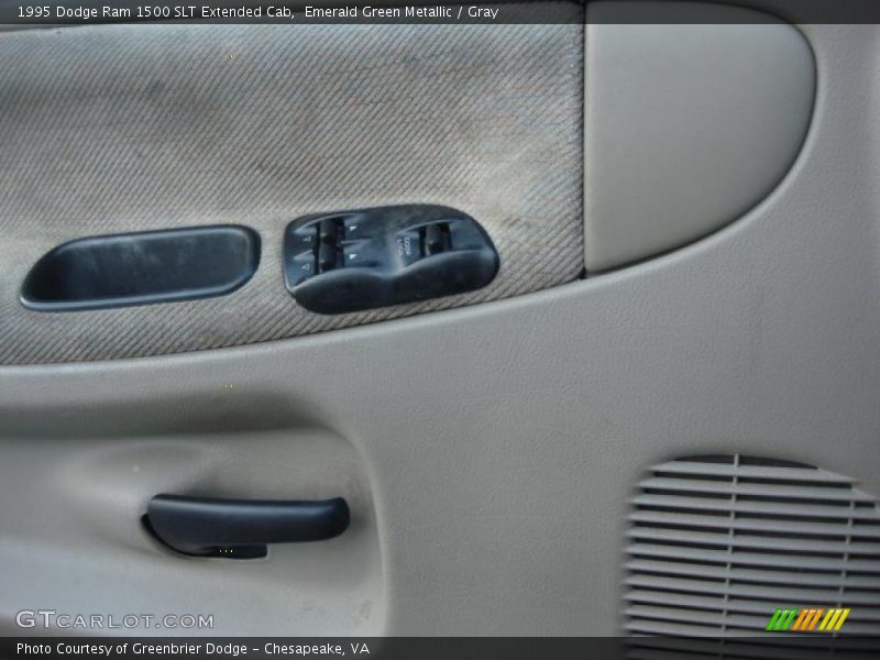 Emerald Green Metallic / Gray 1995 Dodge Ram 1500 SLT Extended Cab