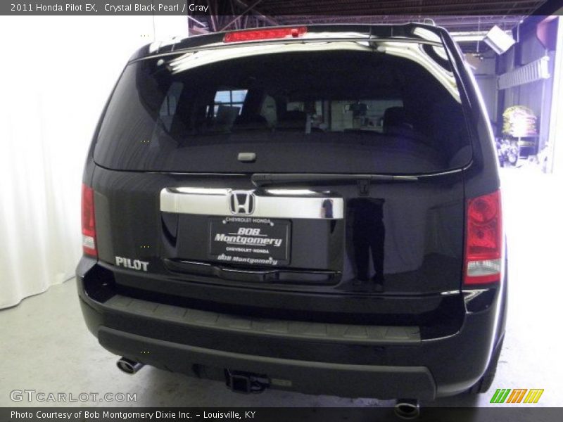 Crystal Black Pearl / Gray 2011 Honda Pilot EX