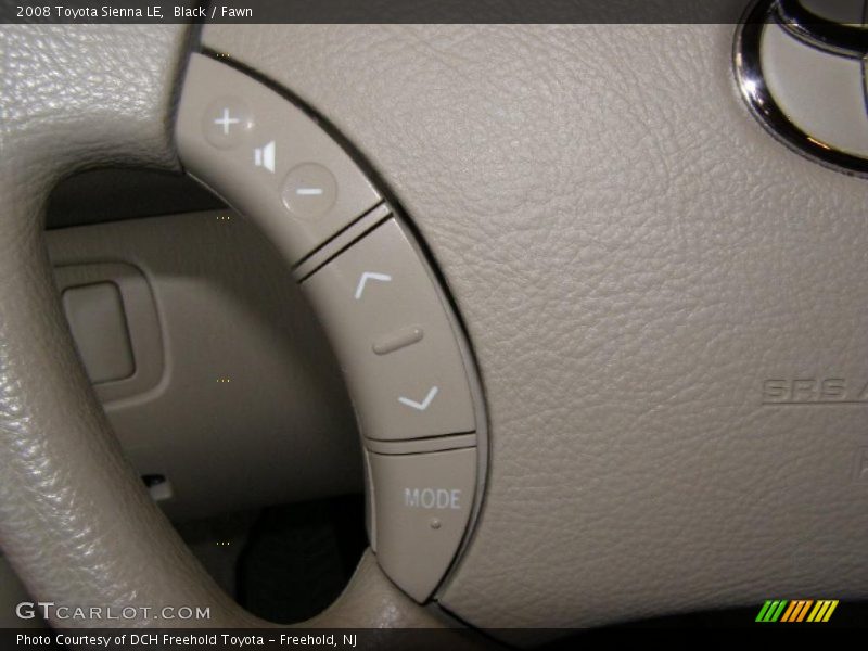 Black / Fawn 2008 Toyota Sienna LE