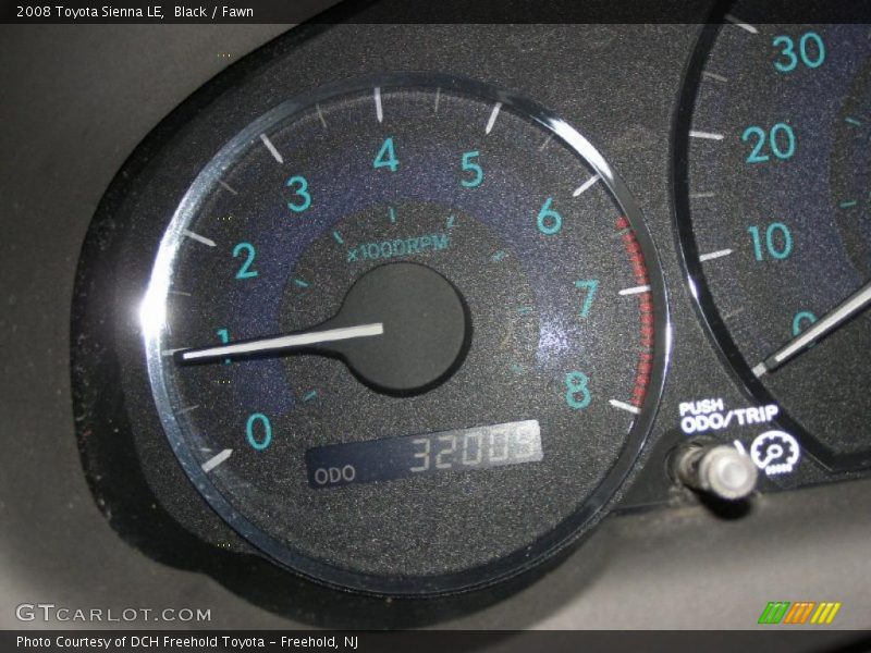 Black / Fawn 2008 Toyota Sienna LE
