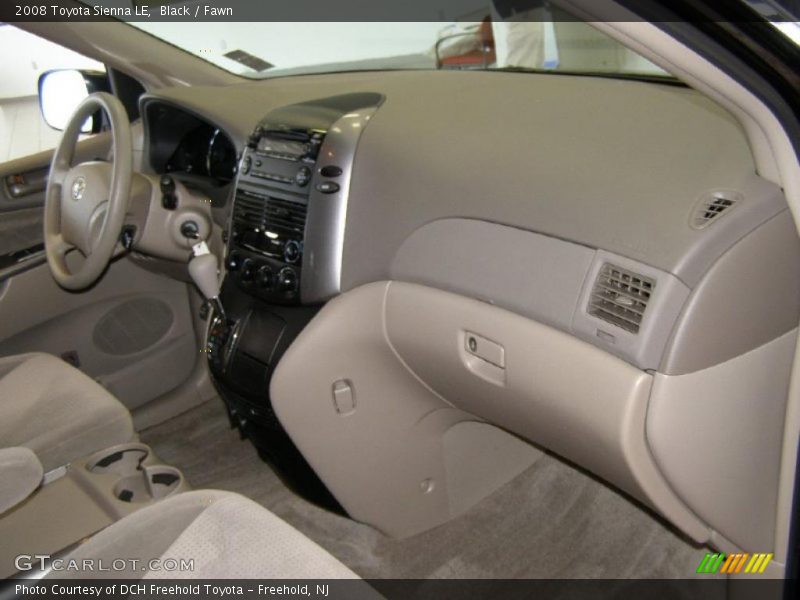 Black / Fawn 2008 Toyota Sienna LE