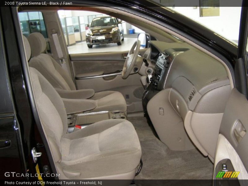 Black / Fawn 2008 Toyota Sienna LE