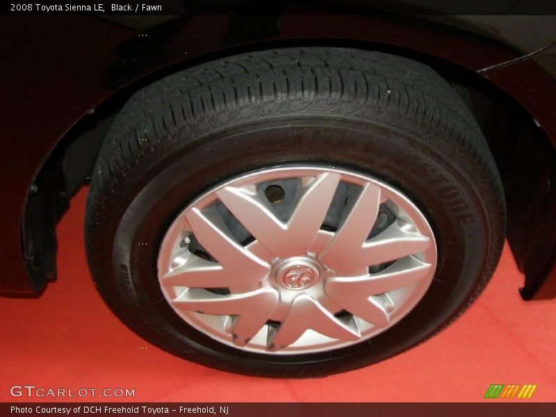 Black / Fawn 2008 Toyota Sienna LE