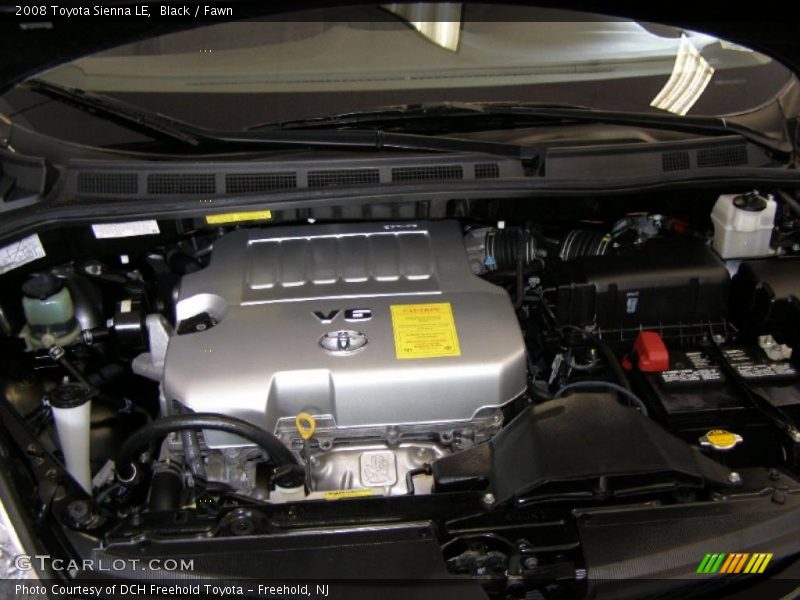 Black / Fawn 2008 Toyota Sienna LE